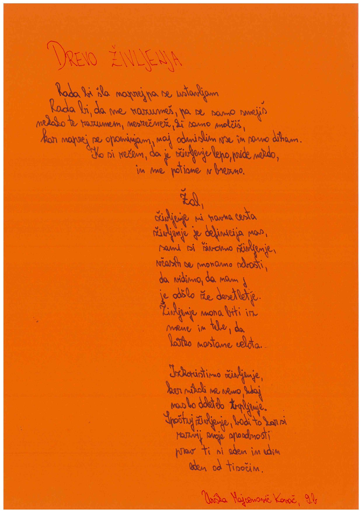 Urska Majcenovic Kovac 9b